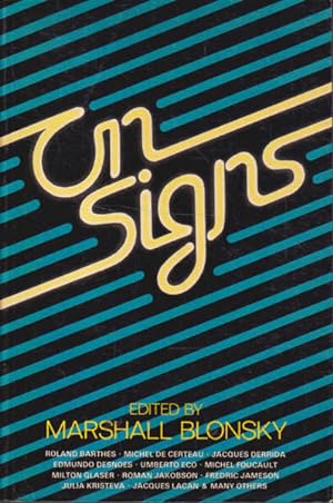 Seller image for On Signs: A Semiotics Reader for sale by Goulds Book Arcade, Sydney