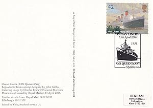 RMS Queen Mary PHQ Ship Clydebank First Day Cover Limited Edition Frank