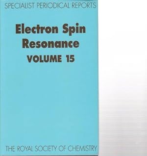 Immagine del venditore per Electron Spin Resonance. Volume 15. venduto da Antiquariat am Flughafen
