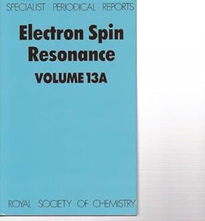 Imagen del vendedor de Electron Spin Resonance. Volume 13A. a la venta por Antiquariat am Flughafen