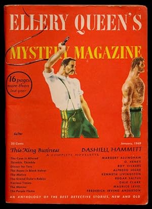 Seller image for Ellery Queen's Mystery Magazine Volume 13, January 1949, Number 62 An Anthology of Detective Stories, New and Old for sale by Good Books In The Woods