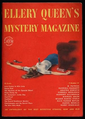 Bild des Verkufers fr Ellery Queen's Mystery Magazine Volume 9, April 1947, Number 4 An Anthology of Detective Stories, New and Old zum Verkauf von Good Books In The Woods
