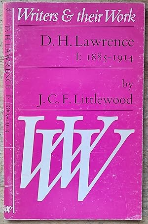 Imagen del vendedor de D.H.Lawrence: 1885-1914 (Writers & Their Work S.) a la venta por Shore Books