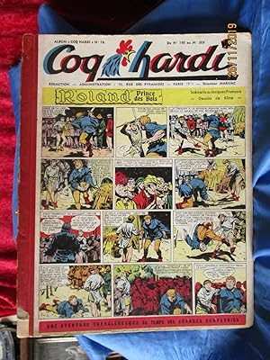 Image du vendeur pour COQ HARDI - BI-MENSUEL - ALBUM N 16 - 1949 - 1950 - Premiere Srie Du N 195 au N 203 mis en vente par LA FRANCE GALANTE