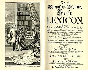 Seller image for Neues europisches historisches Reise-Lexicon. Teil 1: Aachen bis Merida, Teil 2: Merseburg bis Zwnitz. Fotomechanischer Nachdruck. 2 Bdd. for sale by Antiquariat & Buchhandlung Rose