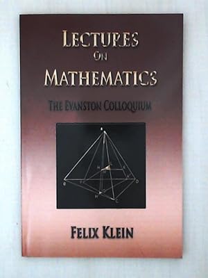 Lectures on Mathematics - the Evanston Colloquium