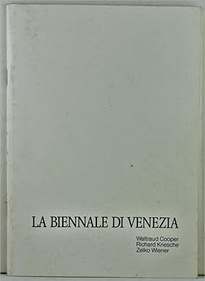 Bild des Verkufers fr La Biennale di Venezia Waltraud Cooper Richard Kriesche Zelko Wiener zum Verkauf von Gotcha By The Books