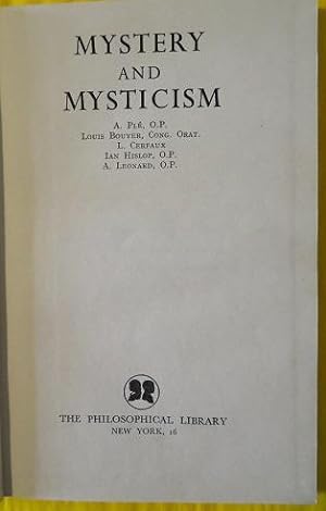MYSTERY AND MYSTICISM