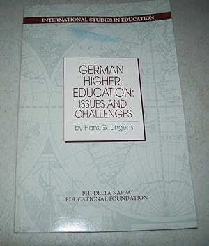 Seller image for German Higher Education: Issues and Challenges (International Studies in Education) for sale by Easy Chair Books