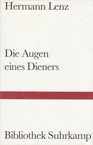 Imagen del vendedor de Die Augen eines Dieners Roman a la venta por Leipziger Antiquariat