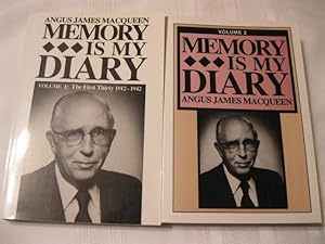 Seller image for Memory is my Diary Volume I & Volume II for sale by ABC:  Antiques, Books & Collectibles