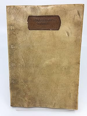 Shakespeare's Sonnets: A Facsimile