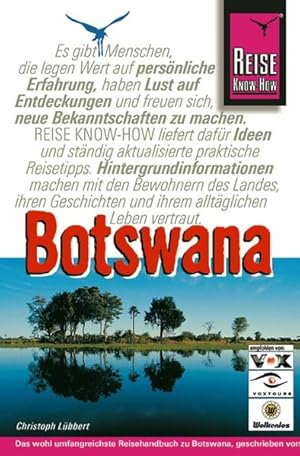 Bild des Verkufers fr Botswana: Reisehandbuch zum Verkauf von Antiquariat Armebooks