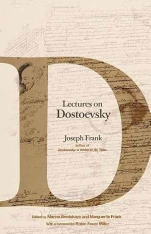 Imagen del vendedor de Lectures on Dostoevsky a la venta por GreatBookPrices