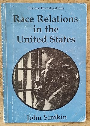 Imagen del vendedor de Race Relations in the United States of America a la venta por Shore Books