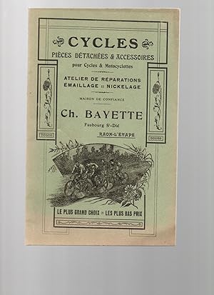 Cycles. Pieces Detachees & Accessoires pour Cycles & Motocyclettes