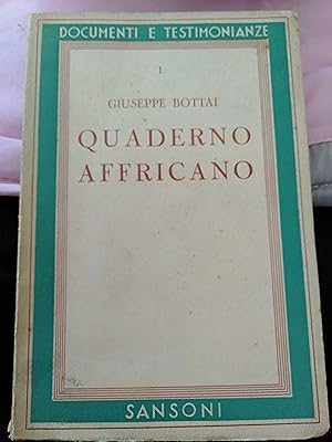 Quaderno affricano
