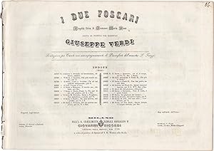 I due Foscari. N. 11 Scena e Quartetto "Ah! si il tempo". Eseguito dalla Sig. Barbieri-Nini e dai...
