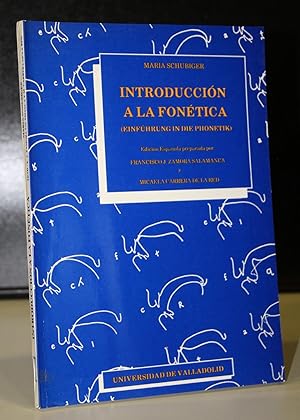 Seller image for Introduccin a la fontica. for sale by MUNDUS LIBRI- ANA FORTES