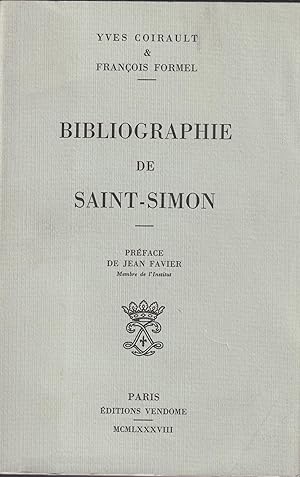 Bild des Verkufers fr Saint-Simon, corpus bibliographique : sources manuscrites et imprimes, documents indits zum Verkauf von PRISCA