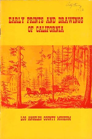 Image du vendeur pour Early Prints and Drawings of California mis en vente par Kenneth Mallory Bookseller ABAA