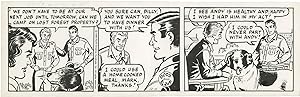 Original artwork for Mark Trail comic strip, December 12, 1988
