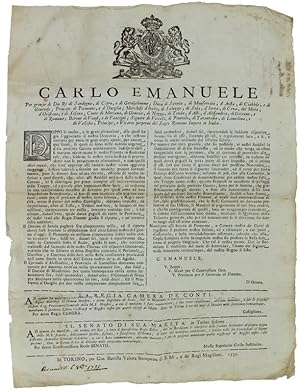 Seller image for DOPPO LE MOLTE, E LE GRAVI ALIENAZIONI, ALLE QUALI HA GIA' SOGGIACIUTO IL NOSTRO DOMINIO Dat' in Bordolano li 27 del mese di Settembre 1735. [Documento originale]: for sale by Bergoglio Libri d'Epoca