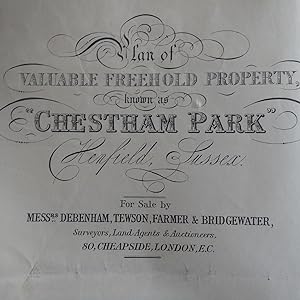 Chestham Park, Henfield, Surrey.- Auction Sale Catalogue 1904