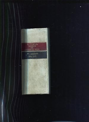 Seller image for Minerva - Jahrbuch der gelehrten Welt 1906-1907 XVI. Jahrgang - Sechzehnter Jahrgang - 16. Jahrgang. for sale by Antiquariat Buchseite