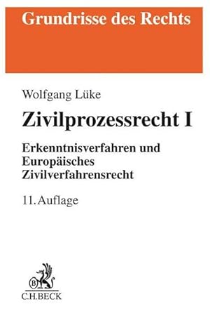 Imagen del vendedor de Zivilprozessrecht I a la venta por BuchWeltWeit Ludwig Meier e.K.