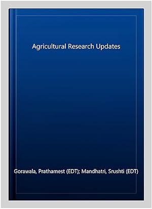 Image du vendeur pour Agricultural Research Updates mis en vente par GreatBookPrices