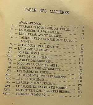 Image du vendeur pour Les journes rvolutionnaire d'Octobre 1789 - Louis XVI et Marie-Antoinette mis en vente par crealivres