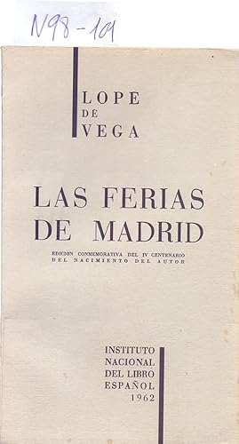 Seller image for LAS FERIAS DE MADRID for sale by Libreria 7 Soles