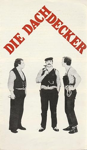 Seller image for Programmheft Albert Wendt DIE DACHDECKER Premiere 1. November 1980 Schauspielhaus for sale by Programmhefte24 Schauspiel und Musiktheater der letzten 150 Jahre