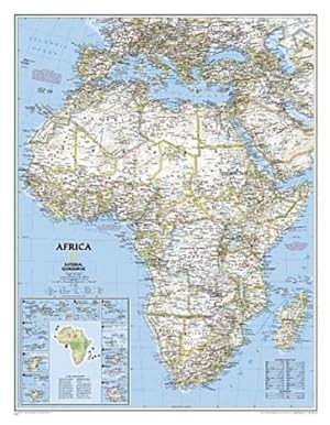 Imagen del vendedor de National Geographic Africa Wall Map - Classic (24 X 30.75 In) a la venta por BuchWeltWeit Ludwig Meier e.K.