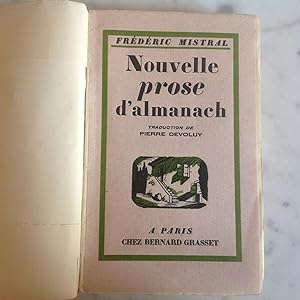 Nouvelle prose D'ALMANACH . Oeuvres inédites.