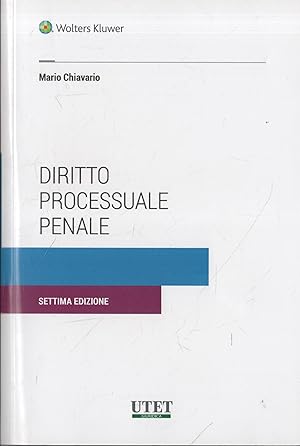Bild des Verkufers fr Diritto processuale penale zum Verkauf von Messinissa libri