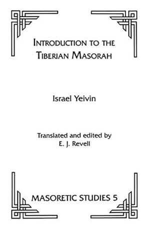 Image du vendeur pour Introduction to the Tiberian Masorah mis en vente par GreatBookPrices