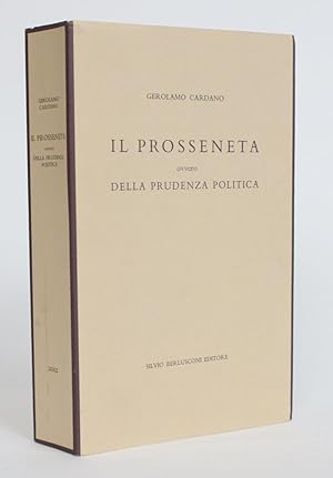 Bild des Verkufers fr Il Prosseneta Ovvero Della Prudenza Politica zum Verkauf von Minotavros Books,    ABAC    ILAB