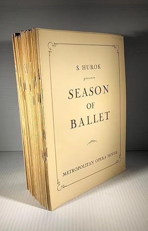 S. Hurok presents Season of Ballet. Metropolitan Opera House. 60 Programs from April 25, 1942 to ...