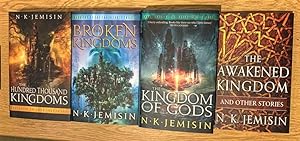 Immagine del venditore per The Inheritance Trilogy set +: The Hundred Thousand Kingdoms: The Broken Kingdom: The Kingdom of Gods: + The Awakened Kingdom Novella all Signed and matched numbered out of just 300 Ltd. Exclusive UK Hardcover sets venduto da UKBookworm