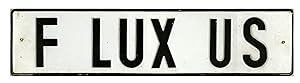 F LUX US. German-style license plate