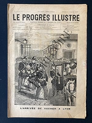 LE PROGRES ILLUSTRE-N°3  -DIMANCHE 9 JANVIER 1898-VACHER