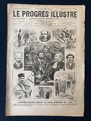 LE PROGRES ILLUSTRE-N°411-DIMANCHE 30 OCTOBRE 1898-VACHER