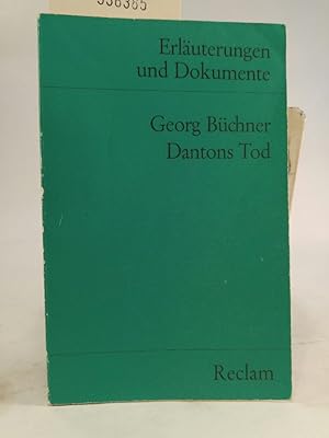 Image du vendeur pour Georg Bchner, Dantons Tod. mis en vente par ANTIQUARIAT Franke BRUDDENBOOKS