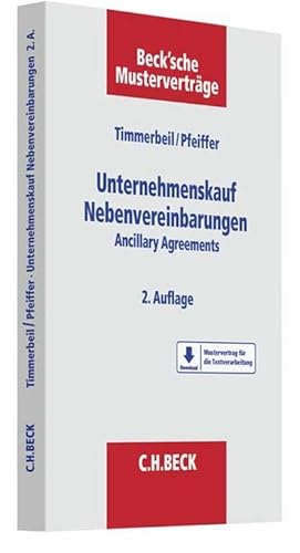 Imagen del vendedor de Unternehmenskauf - Nebenvereinbarungen a la venta por Rheinberg-Buch Andreas Meier eK