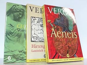 Bild des Verkufers fr Konvolut aus 3 VERGIL aus Goldmanns Taschenbcher: 1. Hirtengedichte. Lateinisch und deutsch. / 2. Georgica. Lateinisch und deutsch. / 3. Aeneis. zum Verkauf von Antiquariat Ehbrecht - Preis inkl. MwSt.