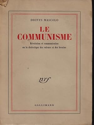 Bild des Verkufers fr Le communisme zum Verkauf von Librodifaccia