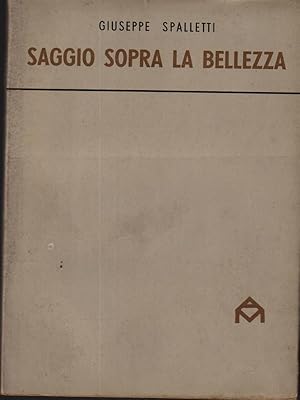 Imagen del vendedor de Saggio sopra la bellezza. a la venta por Librodifaccia