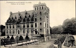 Bild des Verkufers fr Ansichtskarte / Postkarte Villeneuve Saint Denis Seine et Marne, Chteau de la Guette zum Verkauf von akpool GmbH